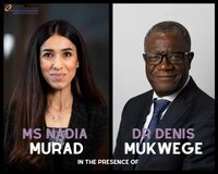 Nadia Murad and Denis Mukwege